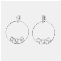 Orecchini Bysimon Donna Trasparenza in Argento Cristallo 1103741 - 1103741